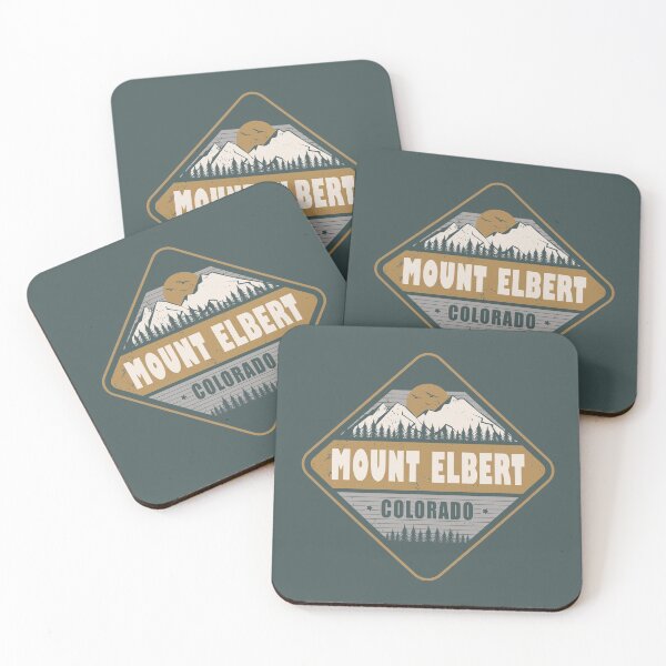 Item preview, Mount Elbert Colorado US Vintage Hiking Design designed and sold by CynthiaGraphics.