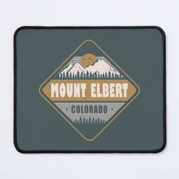 Item preview, Mount Elbert Colorado US Vintage Hiking Design designed and sold by CynthiaGraphics.