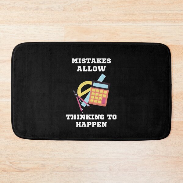 Item preview, Mistakes Allow Thinking To Happen designed and sold by theredsharp.