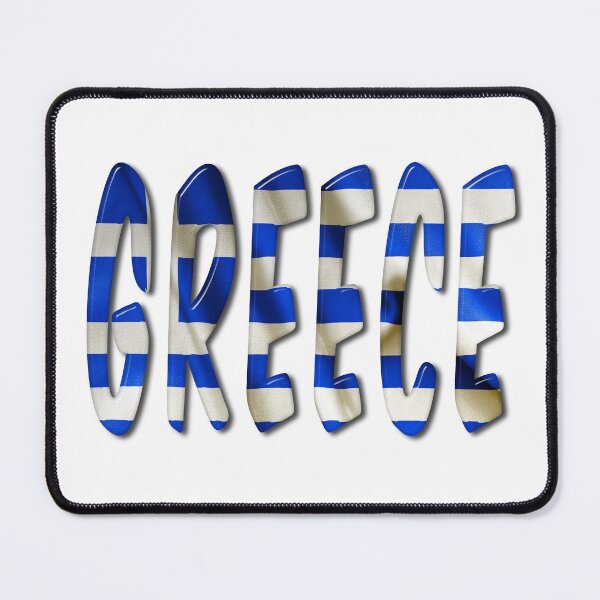 Item preview, Greece Word With Flag Texture designed and sold by MarkUK97.
