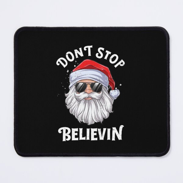 Item preview, Don't Stop Believin Santa Funny Christmas Boys Kids Gifts  designed and sold by fatboys.