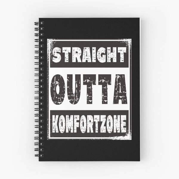 Item preview, Straight Outta Comfort Zone Motivation Affirmation designed and sold by dJ-Design.