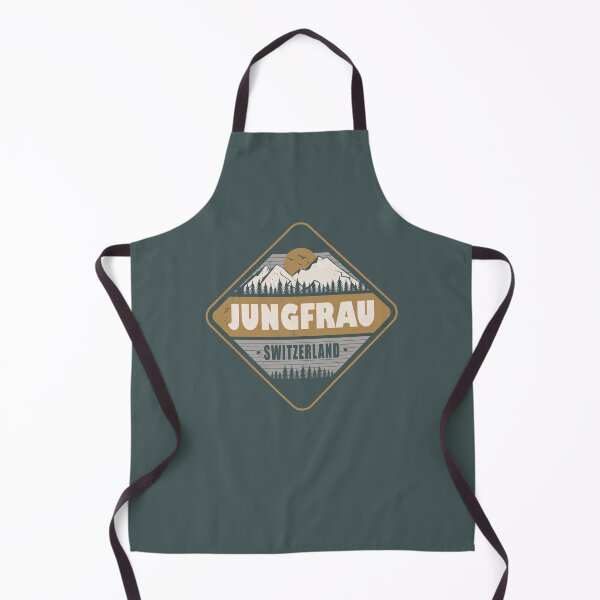 Item preview, Jungfrau Switzerland Vintage Hiking Design designed and sold by CynthiaGraphics.