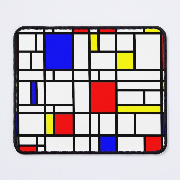 Item preview, Modern Art Red Yellow Blue Grid Pattern designed and sold by MarkUK97.