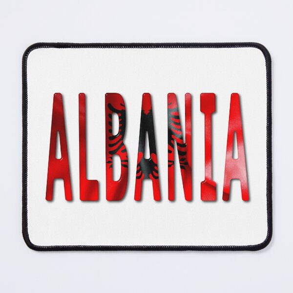 Item preview, Albania Word With Flag Texture designed and sold by MarkUK97.