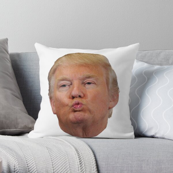 Donald John Trump Throw Pillow