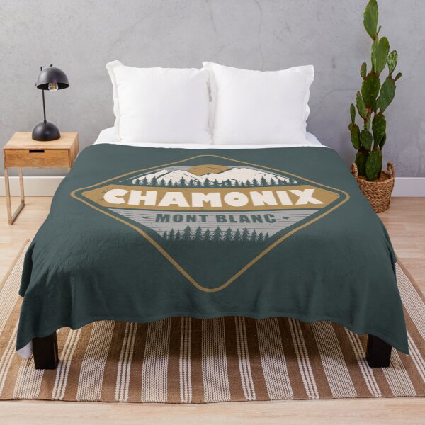 Item preview, Chamonix Mont Blanc France Vintage Hiking Design designed and sold by CynthiaGraphics.