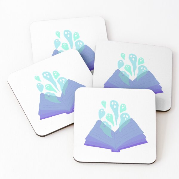Item preview, Read more boooks - cute ghost book designed and sold by scribbli.