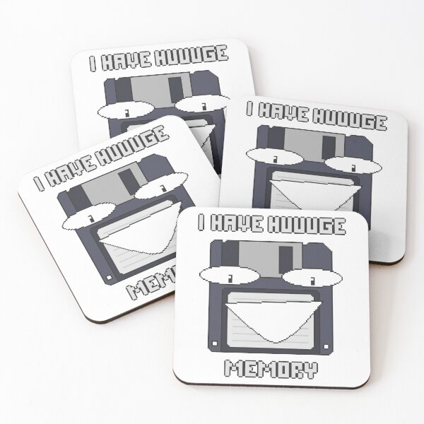 Item preview, Floppy Disk I Have Huuuge Memory designed and sold by LivingTheIndie.