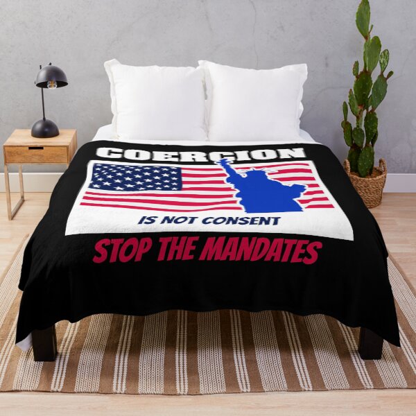 Item preview, Coercion is Not Consent Stop The Mandates Funny Anti-Vaccination designed and sold by Mouarter.