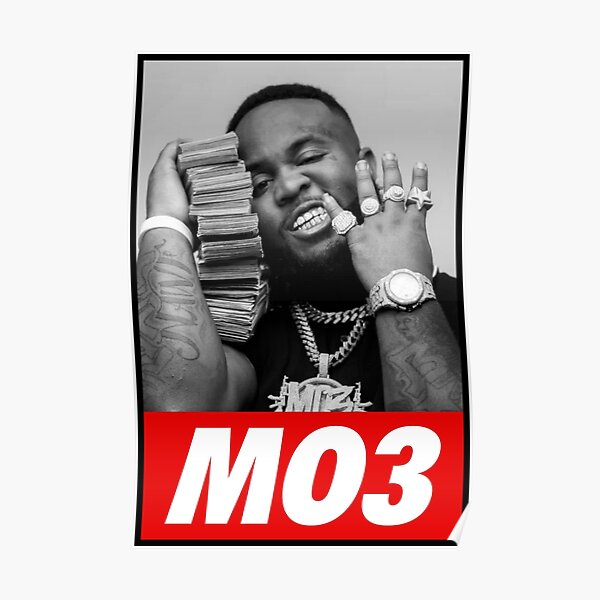 No Frame Details about   Rapper Mo3 Fly High Star Paper Poster 
