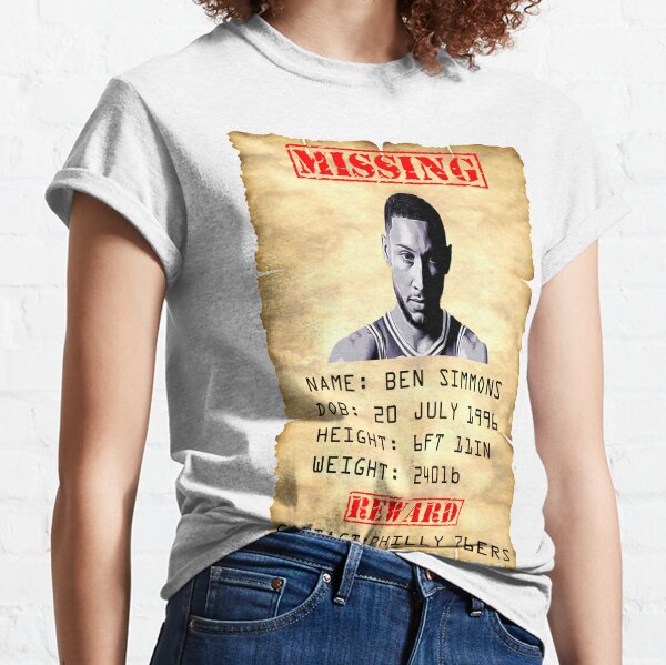 Ben Simmons Missing Jump Shot Funny V-Neck T-Shirt