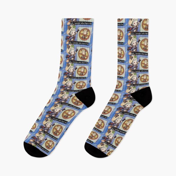 Item preview, Huh I wonder who that's for - Sayu meme Sticker designed and sold by MagicalFish.