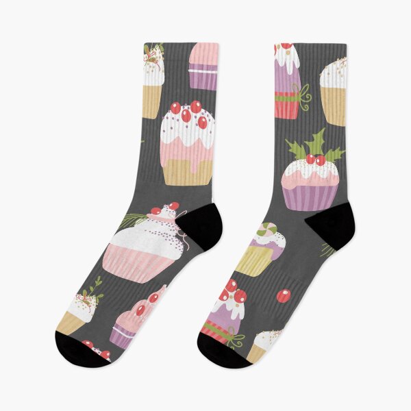 Item preview, christmas muffins - grey designed and sold by space-kitten.