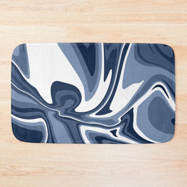 Item preview, Blue and White Abstract Marble designed and sold by thelustrous.