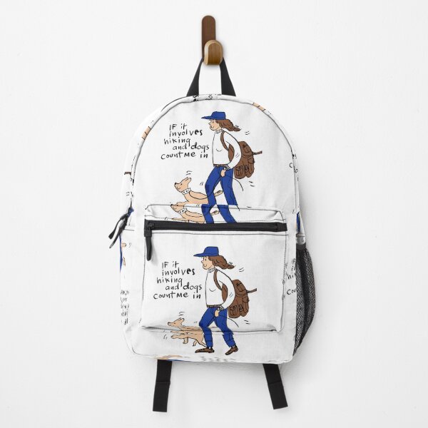Item preview, If it involves hiking and dogs count me in designed and sold by Thepsonthi.