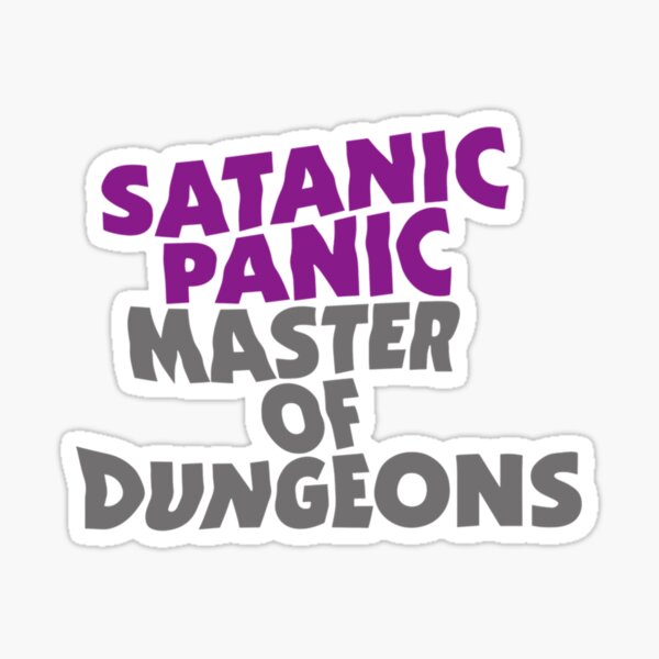 Satanic Panic Master Of Dungeons Classic Sticker For Sale By Bonebon Redbubble