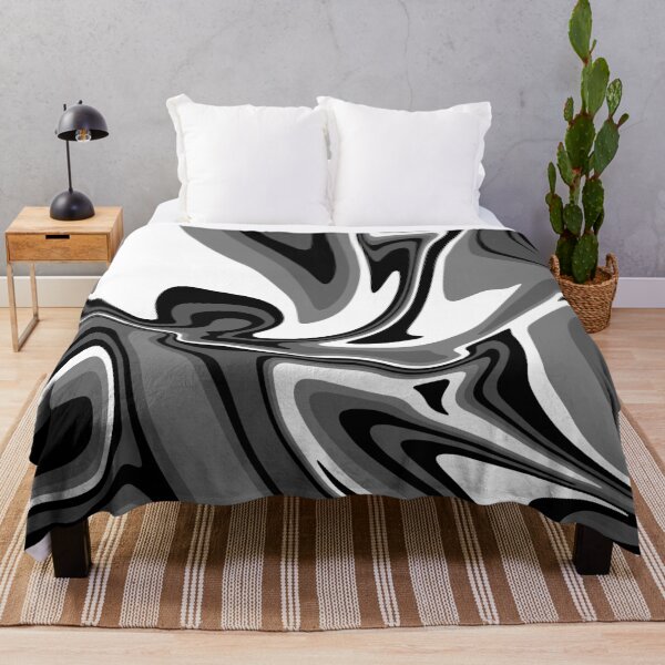 Item preview, Black and White Abstract Marble designed and sold by thelustrous.