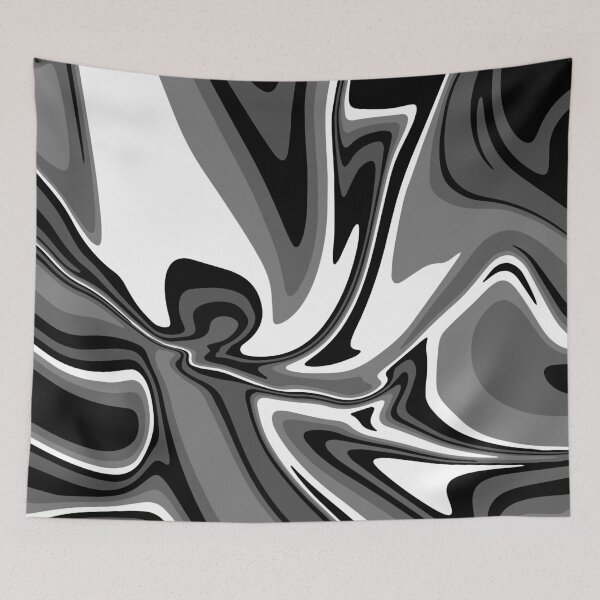 Item preview, Black and White Abstract Marble designed and sold by thelustrous.