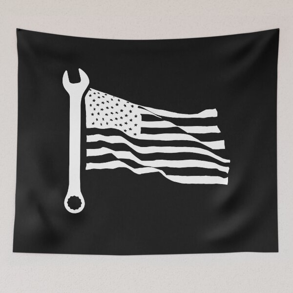 Item preview, Usa Flag Mechanic 4x4 Offroad Truck Mud designed and sold by henrydy.