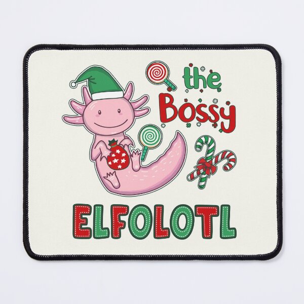 Item preview, Christmas Axolotl Elf - Bossy Elfolotl designed and sold by GrimButterfly.