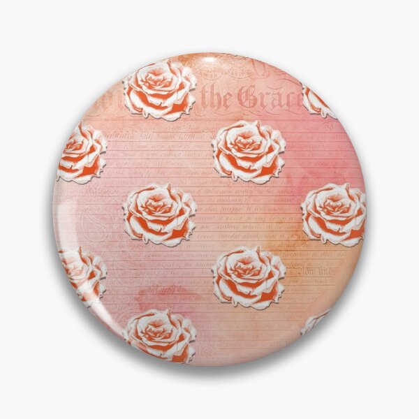 Item preview, Orange crystal retro roses designed and sold by NoahDea.