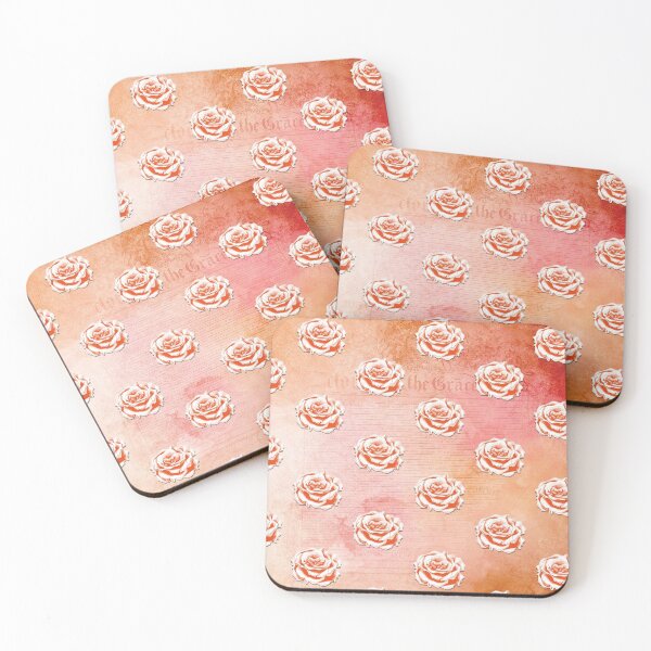 Item preview, Orange crystal retro roses designed and sold by NoahDea.