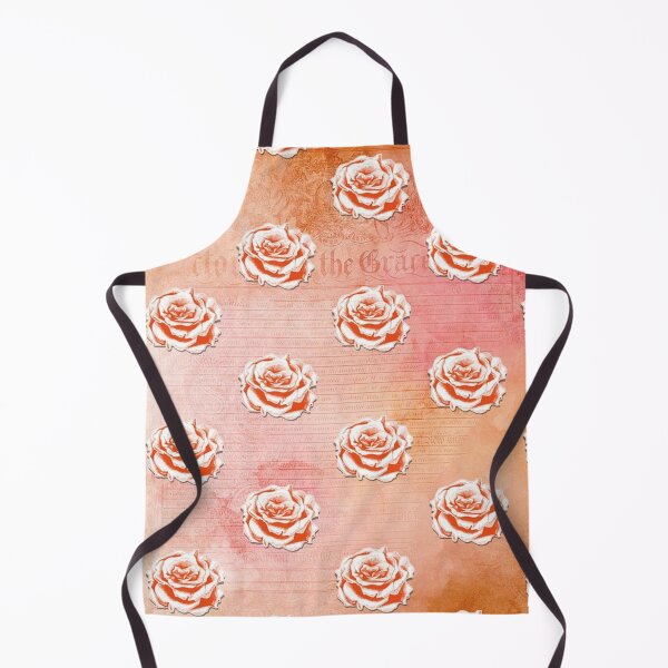 Item preview, Orange crystal retro roses designed and sold by NoahDea.