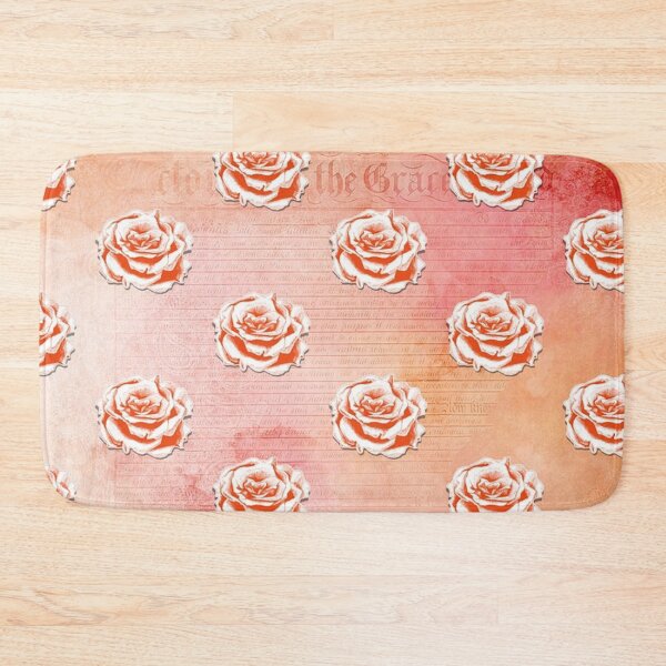 Item preview, Orange crystal retro roses designed and sold by NoahDea.