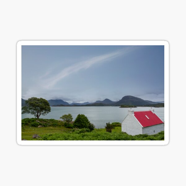Item preview, Applecross Red Roofed Cottage designed and sold by derekbeattie.
