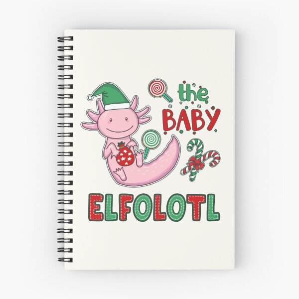 Item preview, Christmas Axolotl Elf - Baby Elfolotl designed and sold by GrimButterfly.