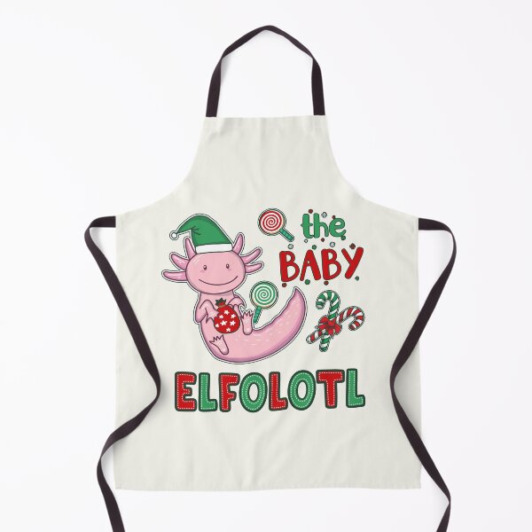 Item preview, Christmas Axolotl Elf - Baby Elfolotl designed and sold by GrimButterfly.