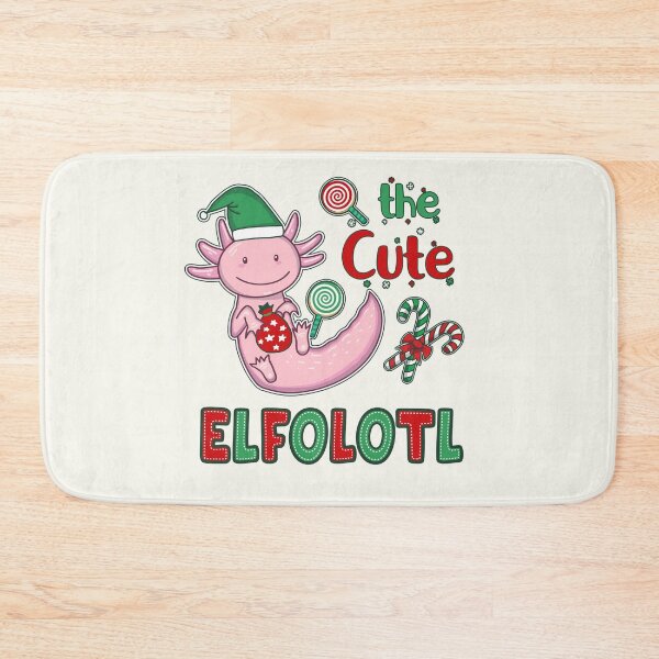 Item preview, Christmas Axolotl Elf - Cute Elfolotl designed and sold by GrimButterfly.