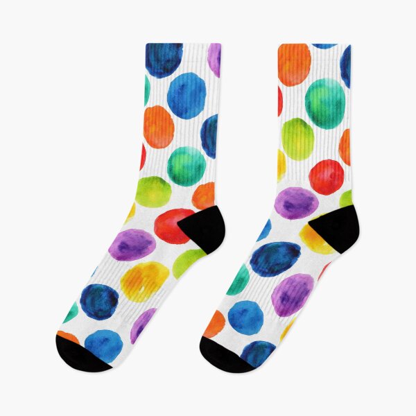 Item preview, Eye-catching of the colourful watercolour dot design. designed and sold by Trianglegreen.