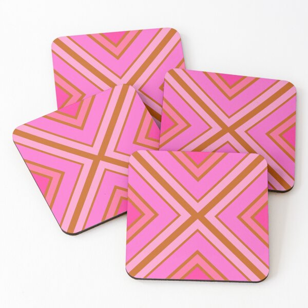 Item preview, Pink and orange stripes pattern designed and sold by NoahDea.