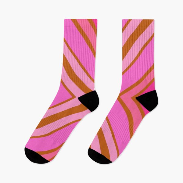 Item preview, Pink and orange stripes pattern designed and sold by NoahDea.