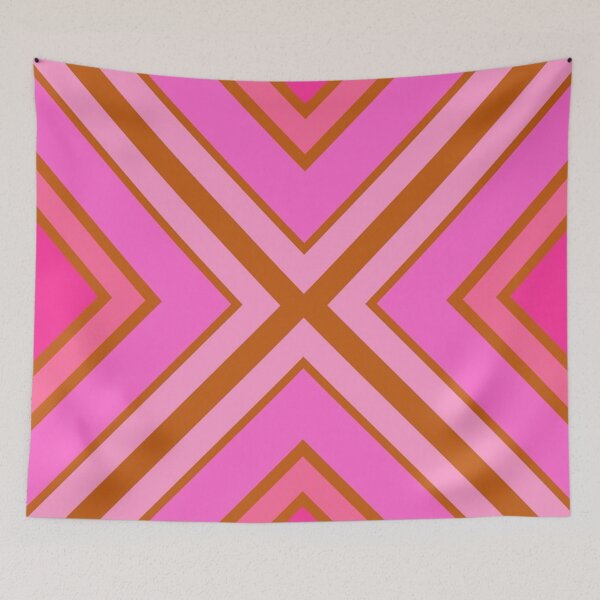 Item preview, Pink and orange stripes pattern designed and sold by NoahDea.