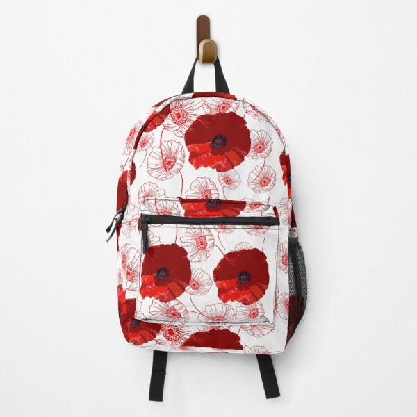 Item preview, Love Poppies on White designed and sold by RiadMannan.