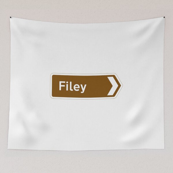 Item preview, Filey UK Tourist Direction Sign designed and sold by qlobba.