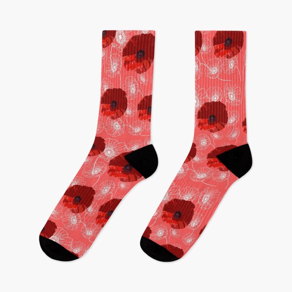 Item preview, Love Poppies on Red  designed and sold by RiadMannan.