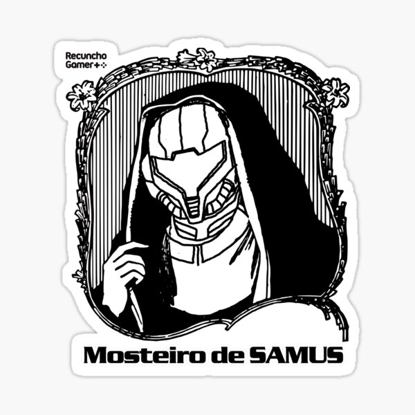 Vista previa del artículo con la obra «Mosterio de Samus», diseñado y vendido por RecunchoGamer.
