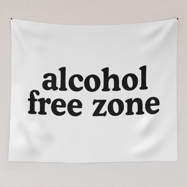 Item preview, Alcohol Free Zone - Quit Alcohol designed and sold by allysmar.
