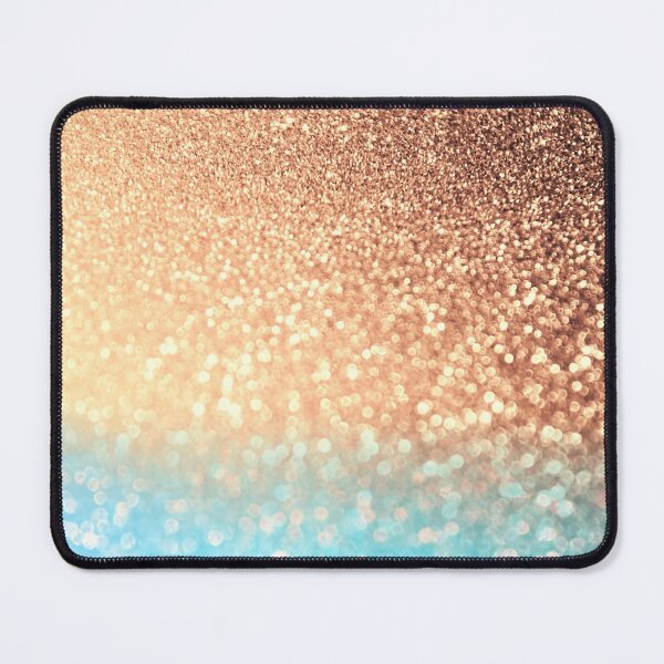 Item preview, Salmon and Ocean Blue Blush Faux Glitter designed and sold by MysticMarble.