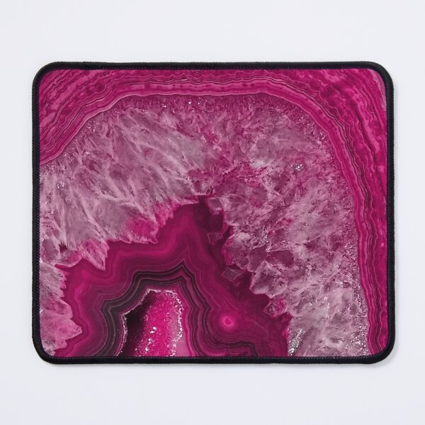 Item preview, Pink Magenta Faux Agate Mineral Gemstone designed and sold by MysticMarble.