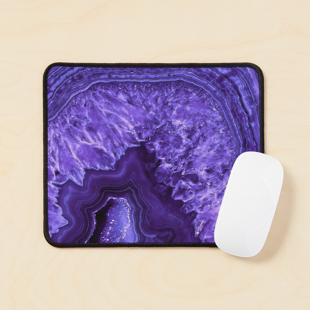 Aqua turquoise agate mineral gem stone Cutting Board by UtART