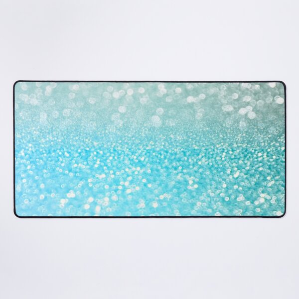 Item preview, Mermaid Ocean Blue Blush Faux Glitter designed and sold by MysticMarble.