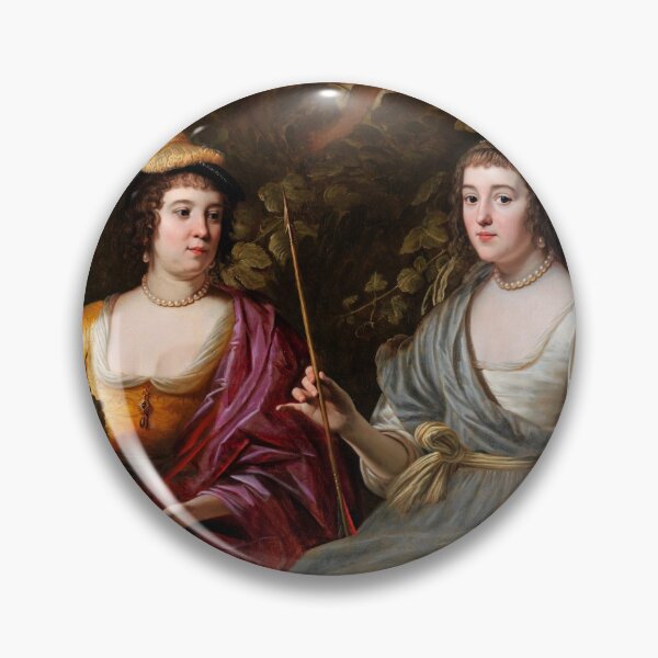 Item preview, Double Portrait of Amalia van Solms and Charlotte de La Trémoïlle - Gerard van Honthorst designed and sold by brushandframes.