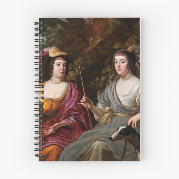 Item preview, Double Portrait of Amalia van Solms and Charlotte de La Trémoïlle - Gerard van Honthorst designed and sold by brushandframes.