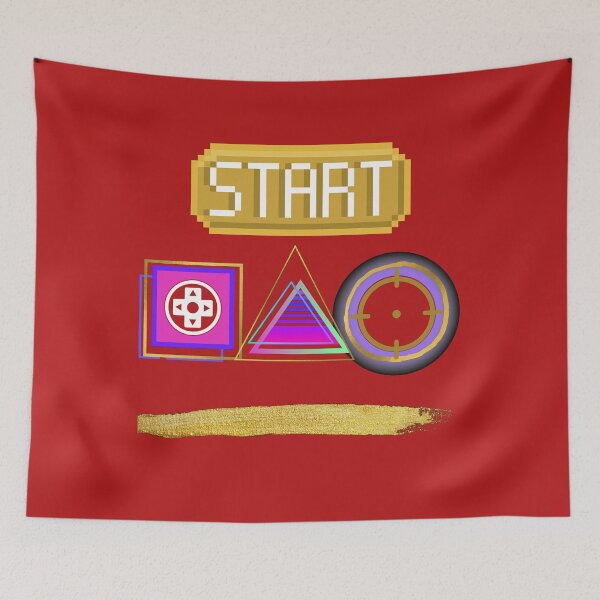 Item preview, PRESS START designed and sold by Axeel.art.