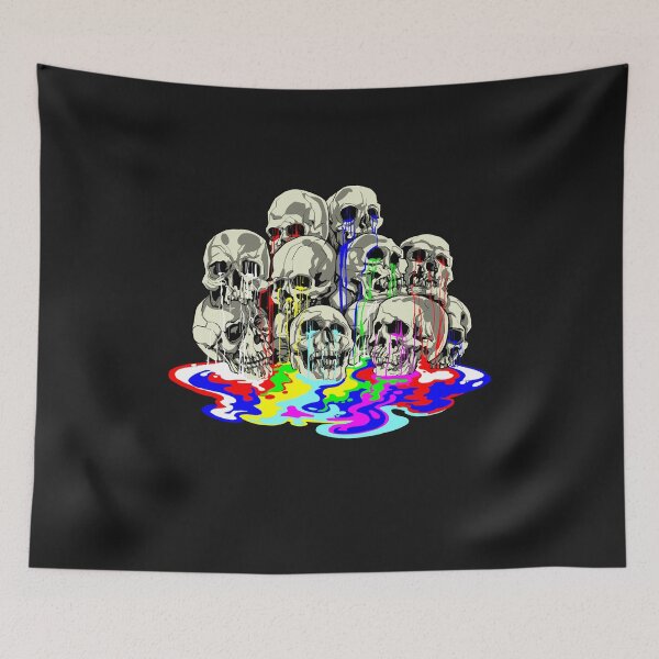 Item preview, Melting Skulls designed and sold by Zascanauta.